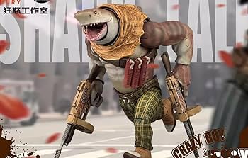 Fury Toys サメ三兄弟 塗装済み可動フィギュア（特典付き） Fury Toys サメ三兄弟 塗装済み可動フィギュア（特典付き